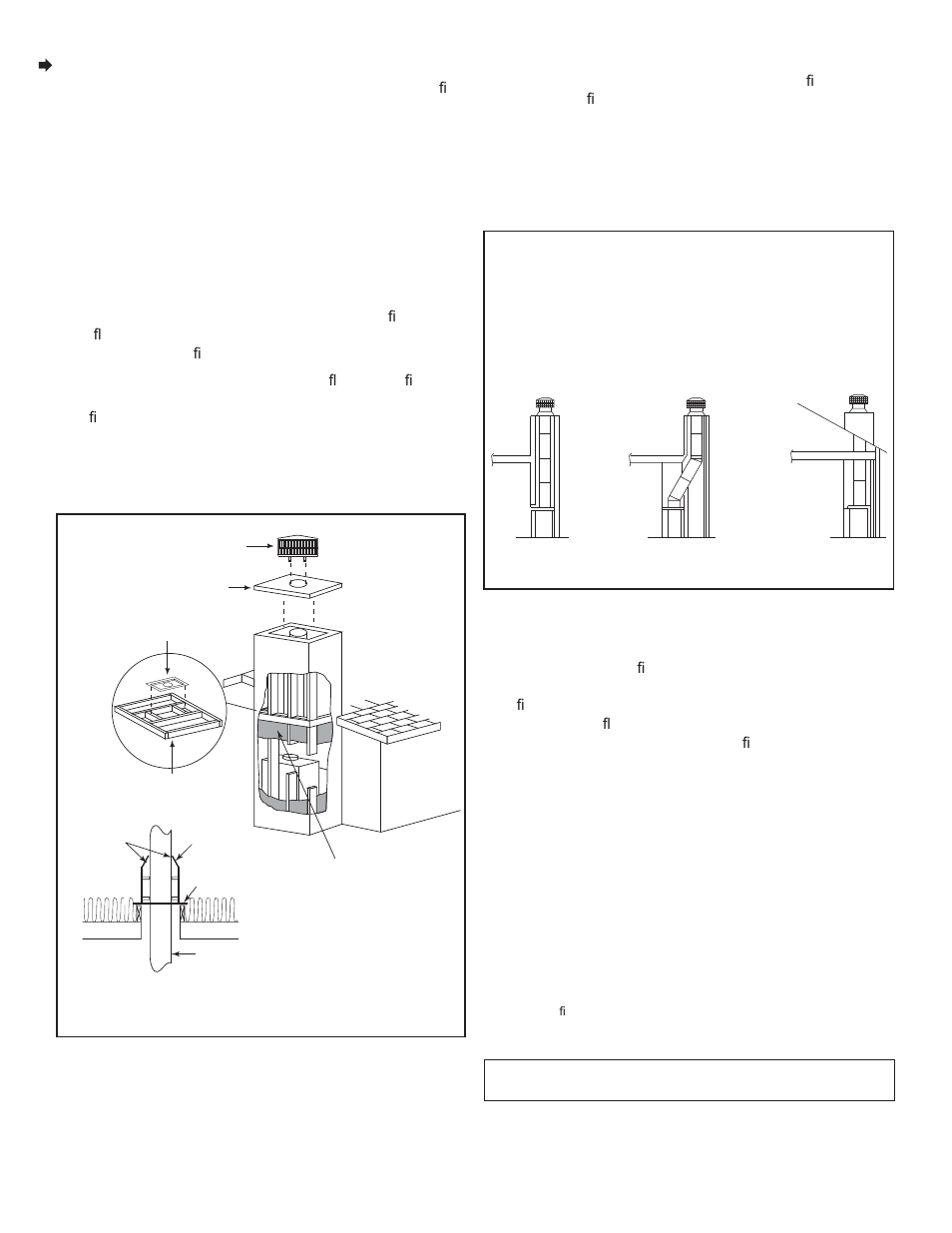 E. construct the chase, F. chimney requirements | Heat & Glo Fireplace EXCLAIM-42T-C User Manual | Page 12 / 50