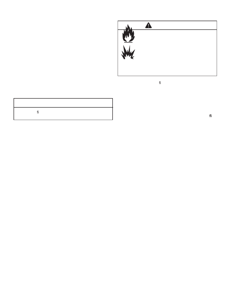 Caution, Warning | Heat & Glo Fireplace EXCLAIM-42T-C User Manual | Page 8 / 50