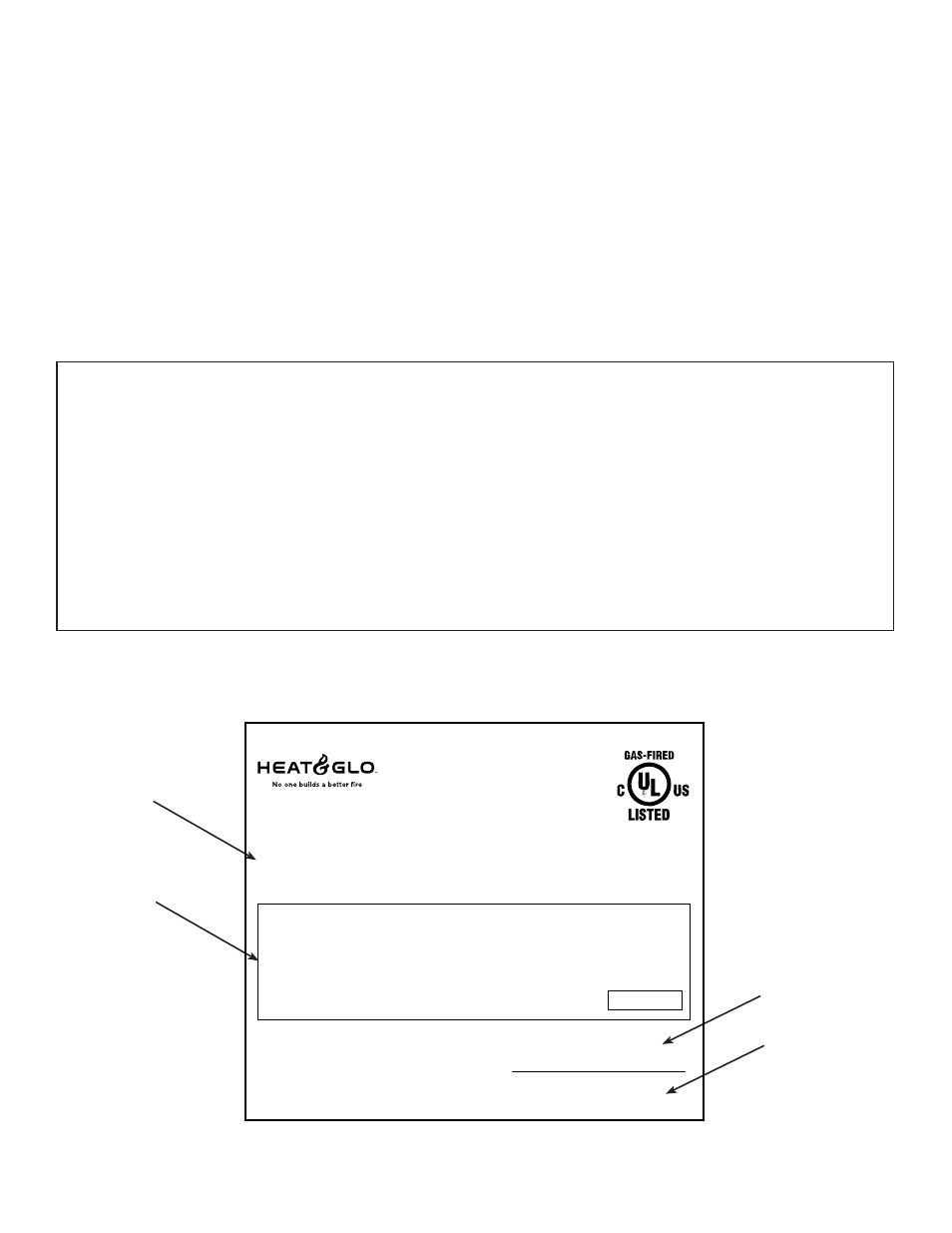 Listing label information/location, Homeowner reference information, Model number | Nna atural tural gas gas | Heat & Glo Fireplace Heat & Glo SLR-C (COSMO) User Manual | Page 2 / 71