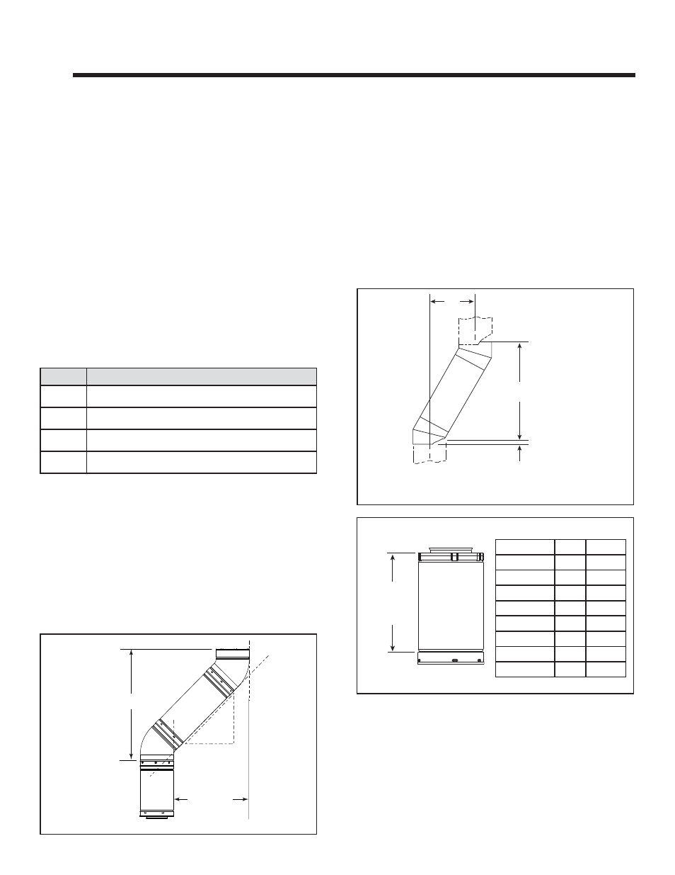Vent information and diagrams, A. approved pipe, C. use of elbows | B. vent table key, D. measuring standards, E. vent diagrams | Heat & Glo Fireplace Heat & Glo SLR-C (COSMO) User Manual | Page 24 / 71