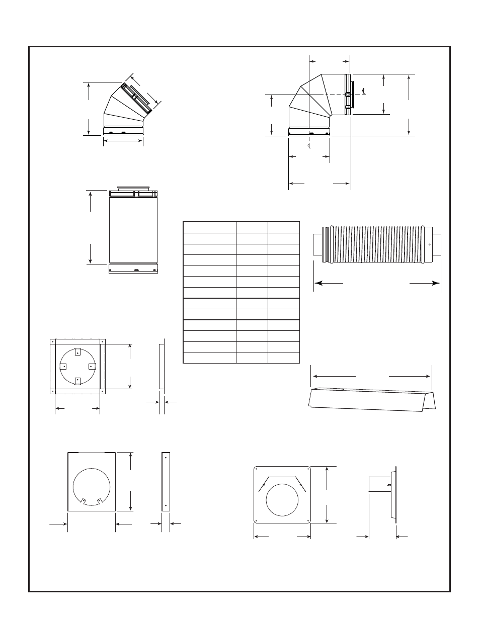B. vent components diagrams | Heat & Glo Fireplace Heat & Glo SLR-C (COSMO) User Manual | Page 63 / 71