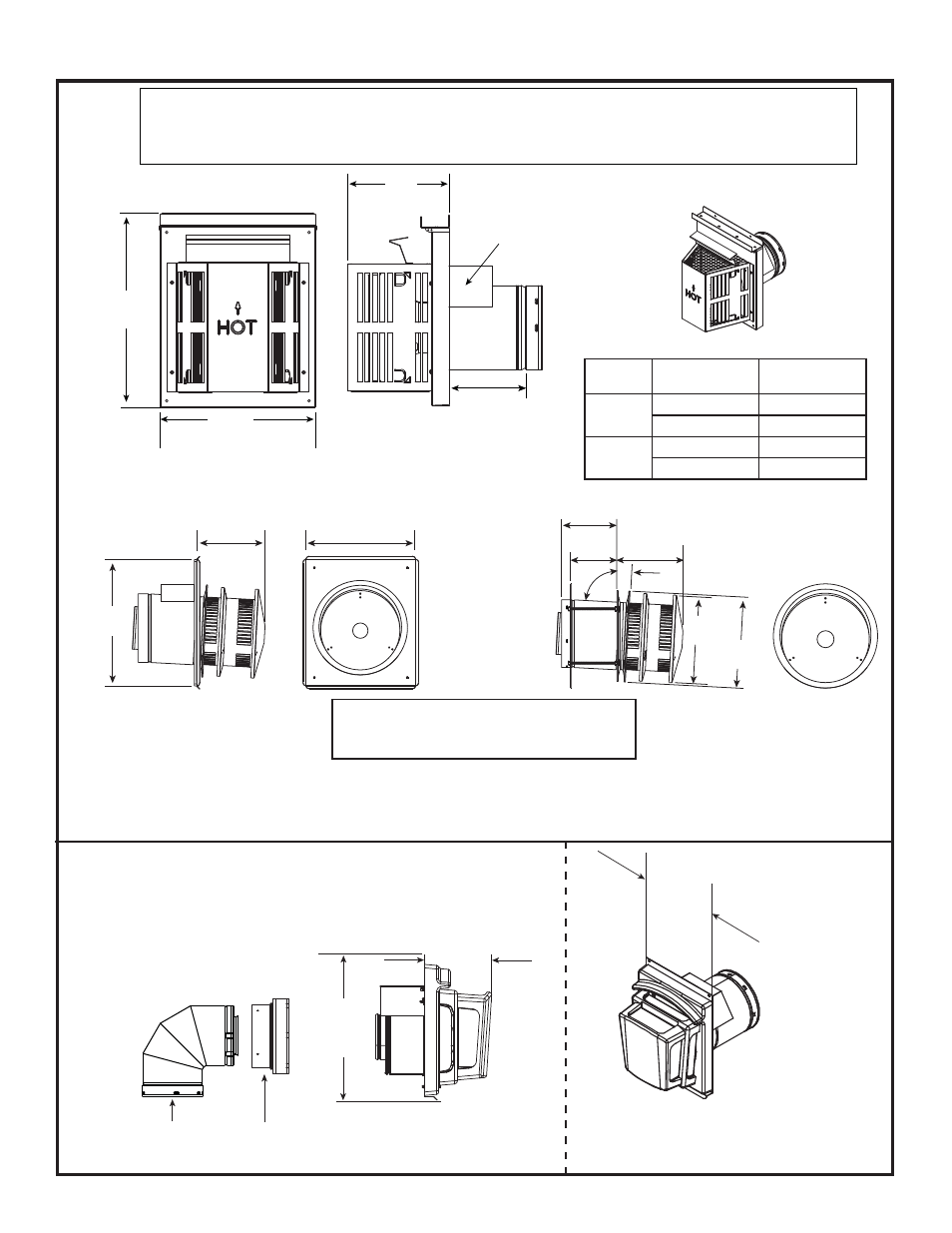 B. vent components diagrams (continued) | Heat & Glo Fireplace Heat & Glo SLR-C (COSMO) User Manual | Page 65 / 71