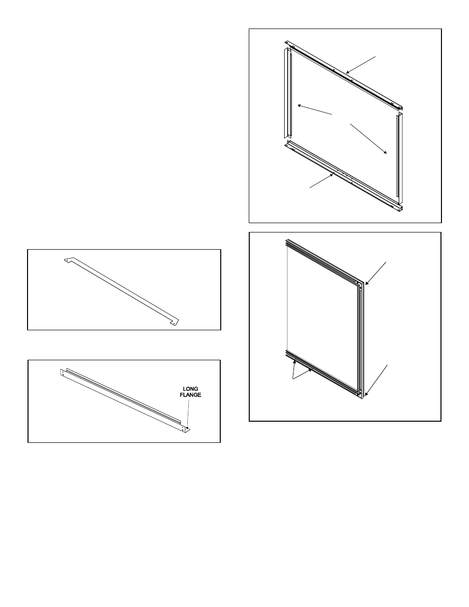 Clean new masonry, Installation instructions | Heat & Glo Fireplace HEAT-N-GLO Glass Enclosure Kits: GD415ATPB and GD485ATPB EM-415 User Manual | Page 2 / 3