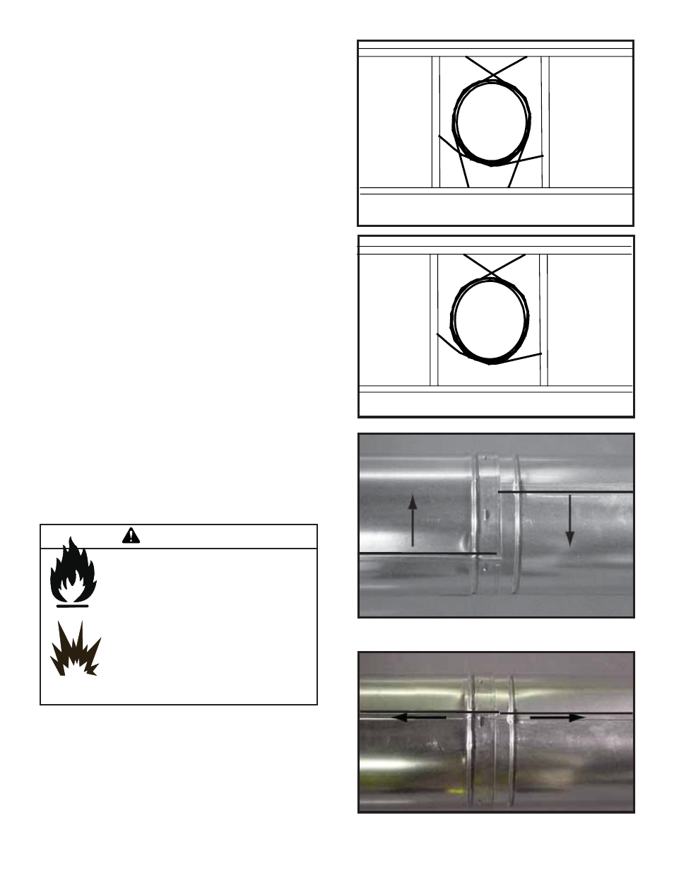 Warning | Heat & Glo Fireplace BRAVO 704-902 User Manual | Page 23 / 58