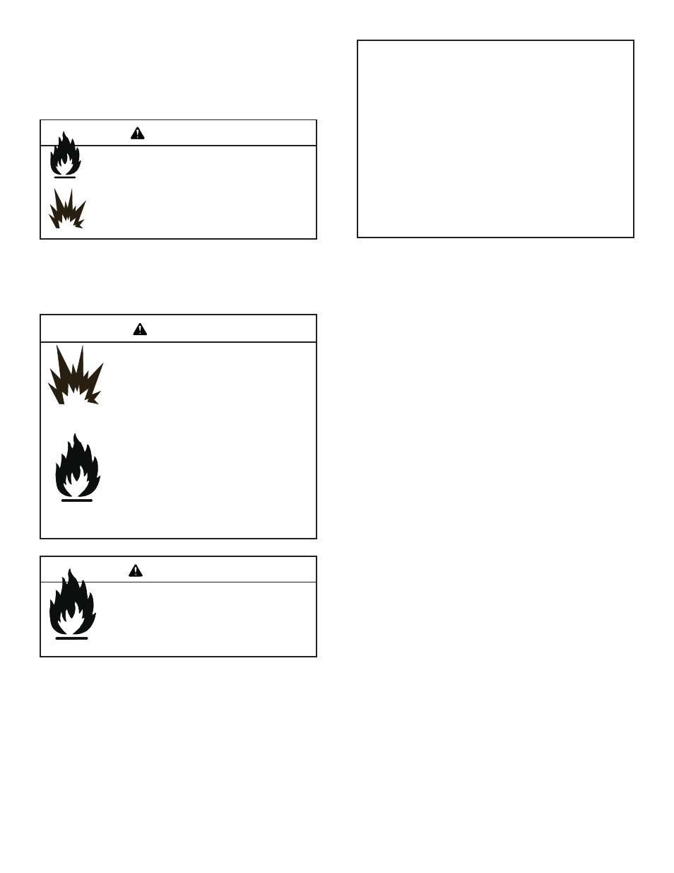 Warning | Heat & Glo Fireplace BRAVO 704-902 User Manual | Page 28 / 58