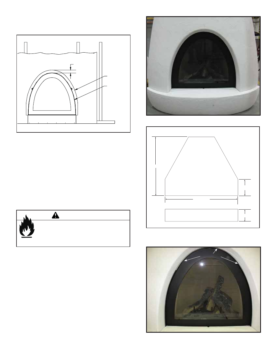 Warning | Heat & Glo Fireplace BRAVO 704-902 User Manual | Page 35 / 58