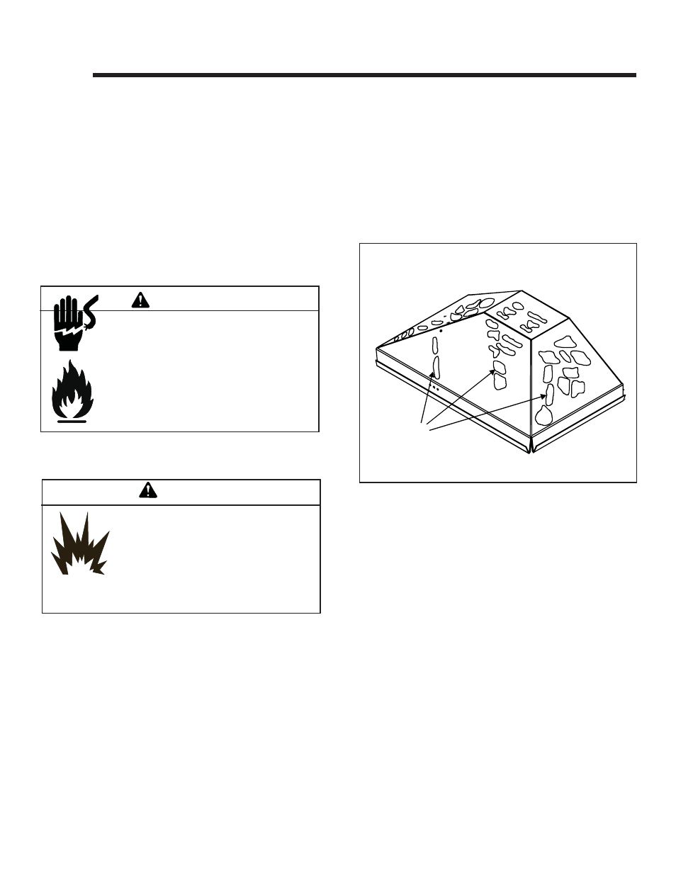 Warning, Appliance setup | Heat & Glo Fireplace BRAVO 704-902 User Manual | Page 36 / 58