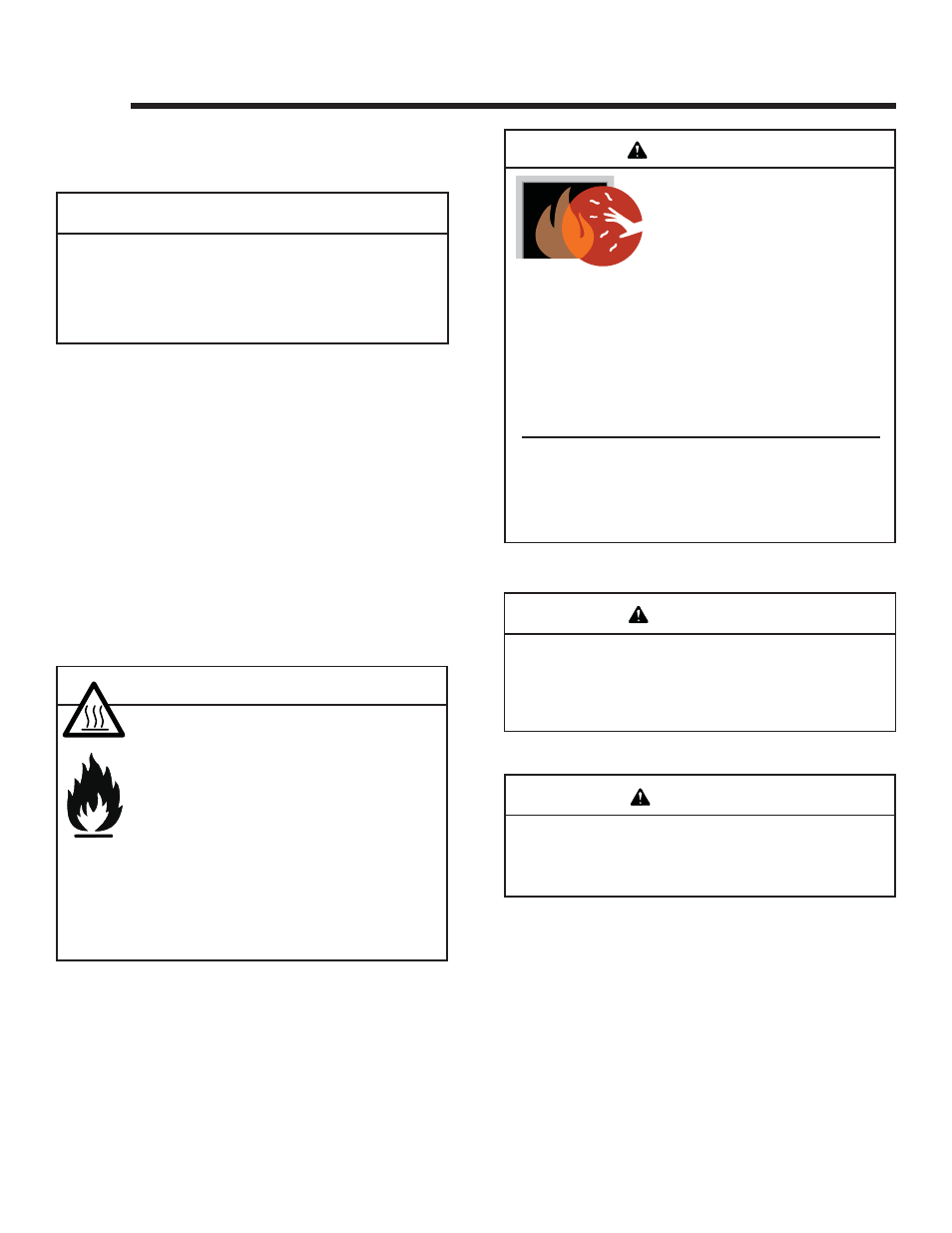 Caution, Operating instructions, Warning | Heat & Glo Fireplace BRAVO 704-902 User Manual | Page 41 / 58