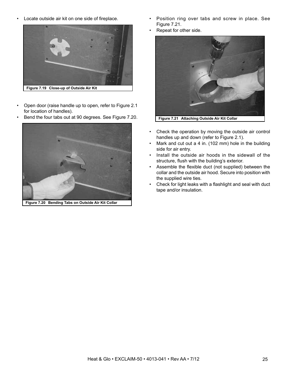 Heat & Glo Fireplace Heat & Glo Exclaim-50 User Manual | Page 25 / 52