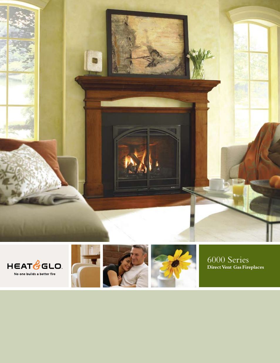 Heat & Glo Fireplace Heat&Glo DirectVent Gas Fireplace 6000 Series User Manual | 8 pages