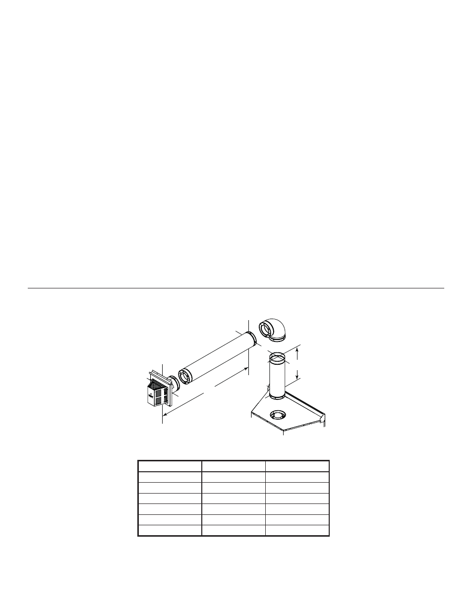 E. vent diagrams, Top vent - horizontal termination | Heat & Glo Fireplace LUX60 User Manual | Page 28 / 60