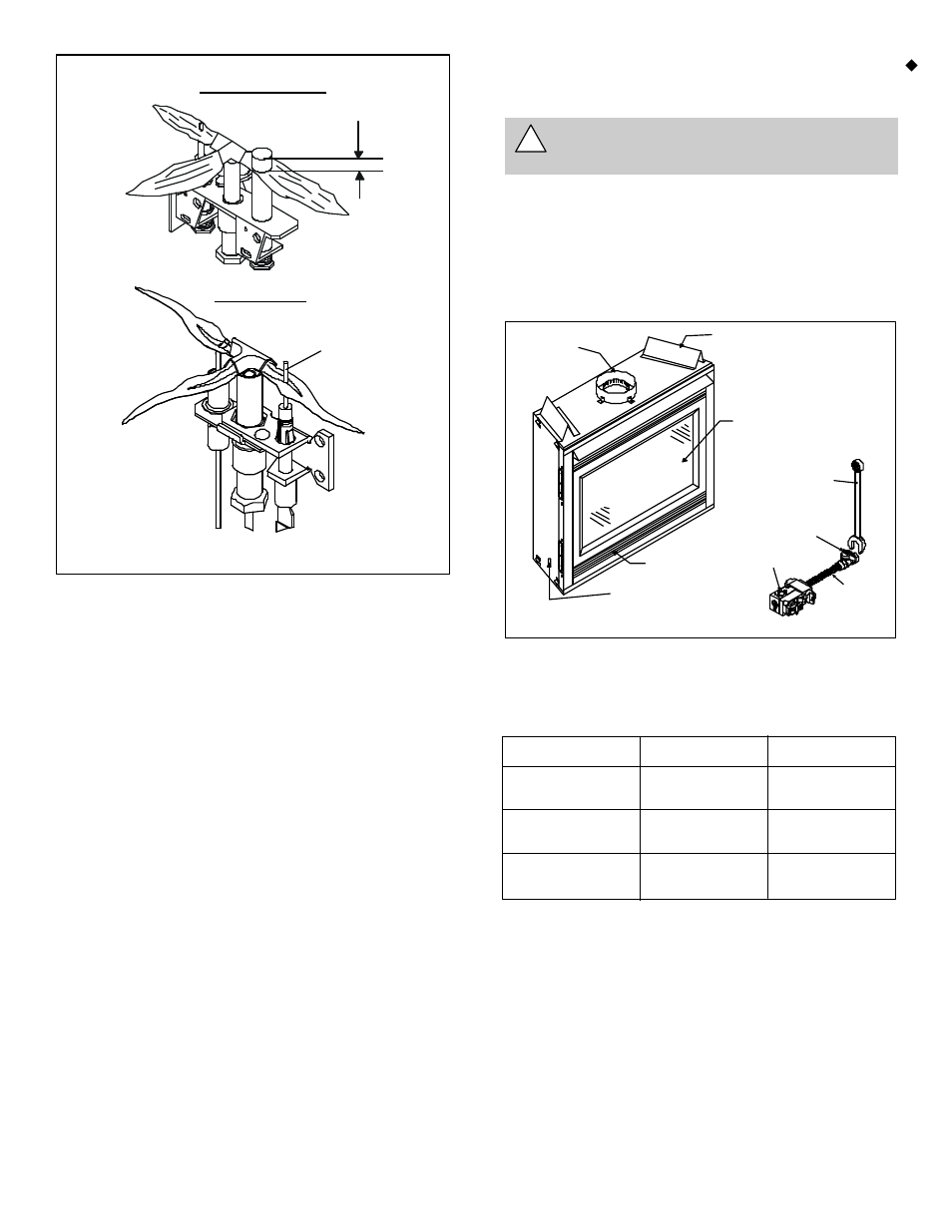 Step 7. the gas supply line, Step 8. gas pressure requirements | Heat & Glo Fireplace 8000TVD User Manual | Page 15 / 20