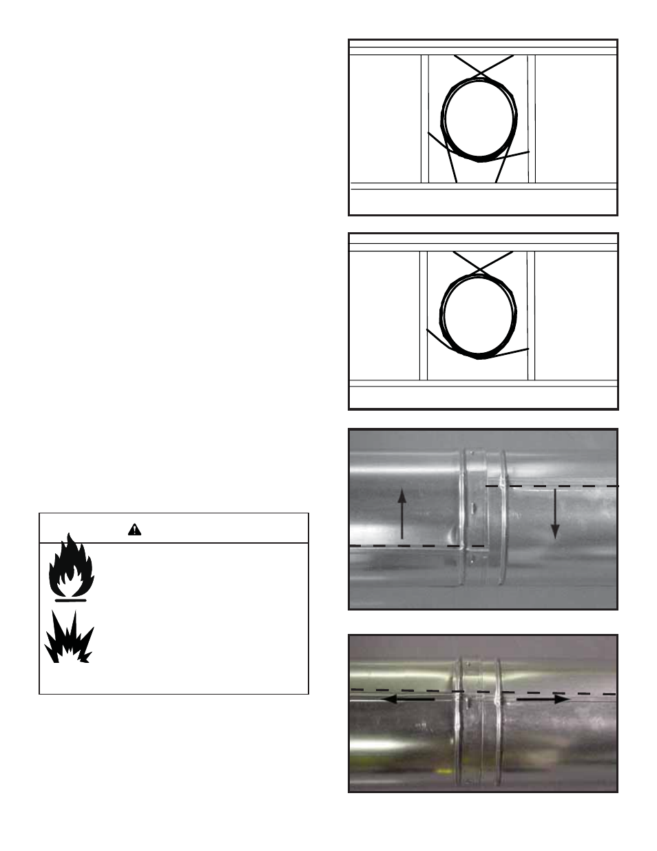 Warning | Heat & Glo Fireplace CRESCENT II User Manual | Page 21 / 52