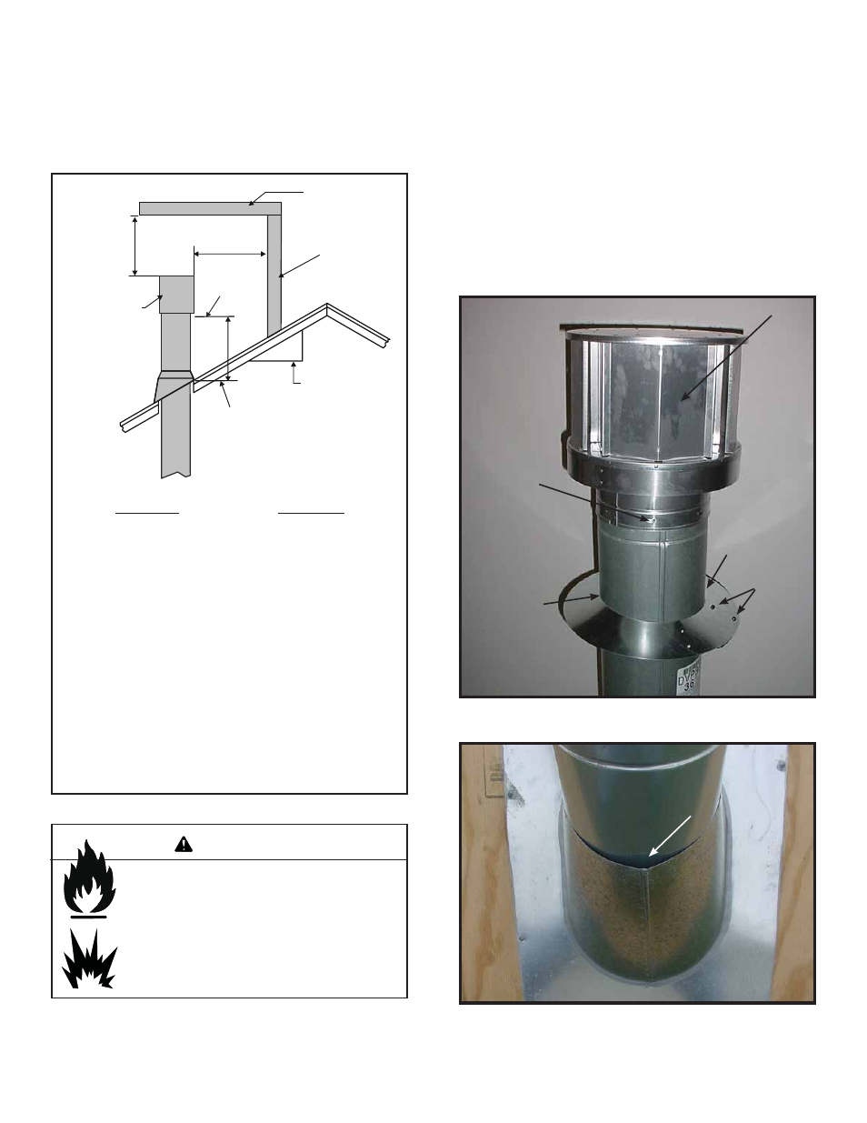 Warning | Heat & Glo Fireplace CRESCENT II User Manual | Page 23 / 52