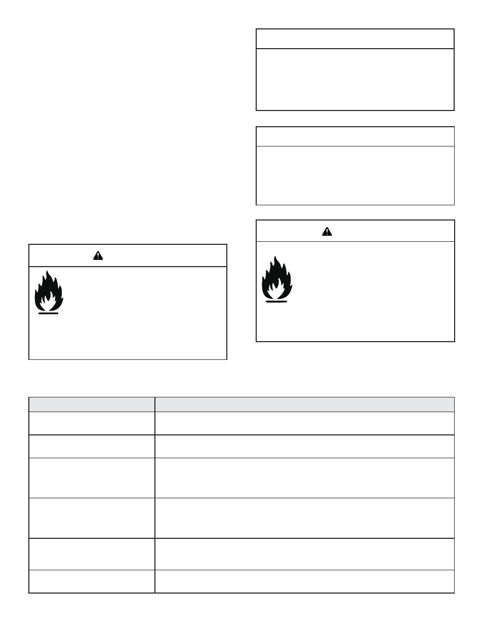 Caution, Warning | Heat & Glo Fireplace CRESCENT II User Manual | Page 39 / 52