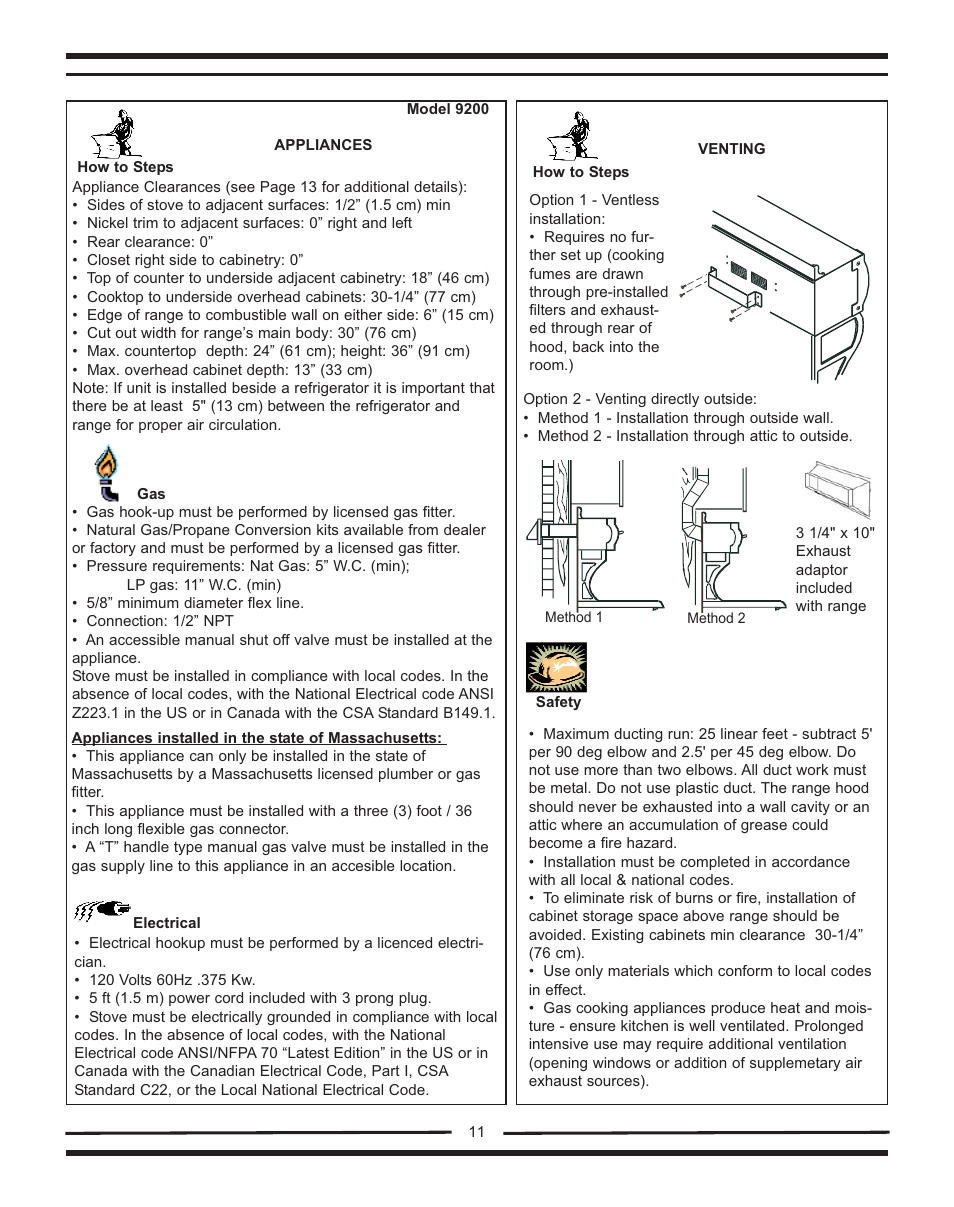 Heartland Bakeware 9200/7200 User Manual | Page 11 / 38