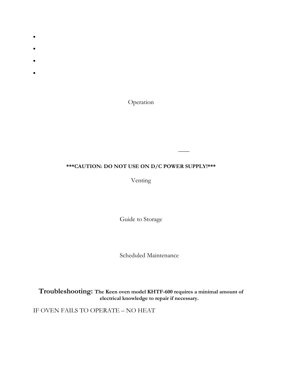 Troubleshooting | Henkel KHTF-600 User Manual | Page 4 / 7