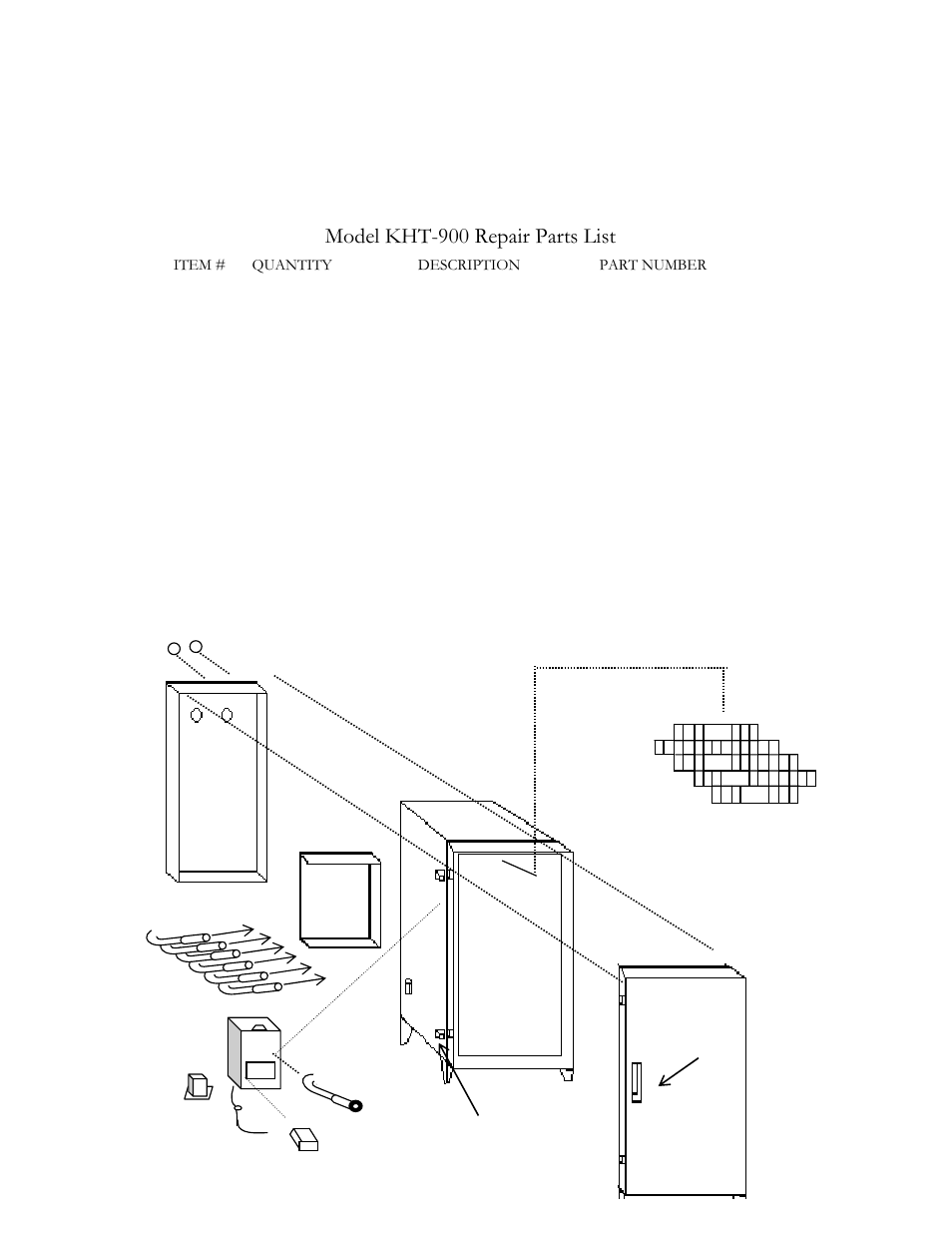 Model kht-900 repair parts list | Henkel KEEN KHT-900 User Manual | Page 7 / 7