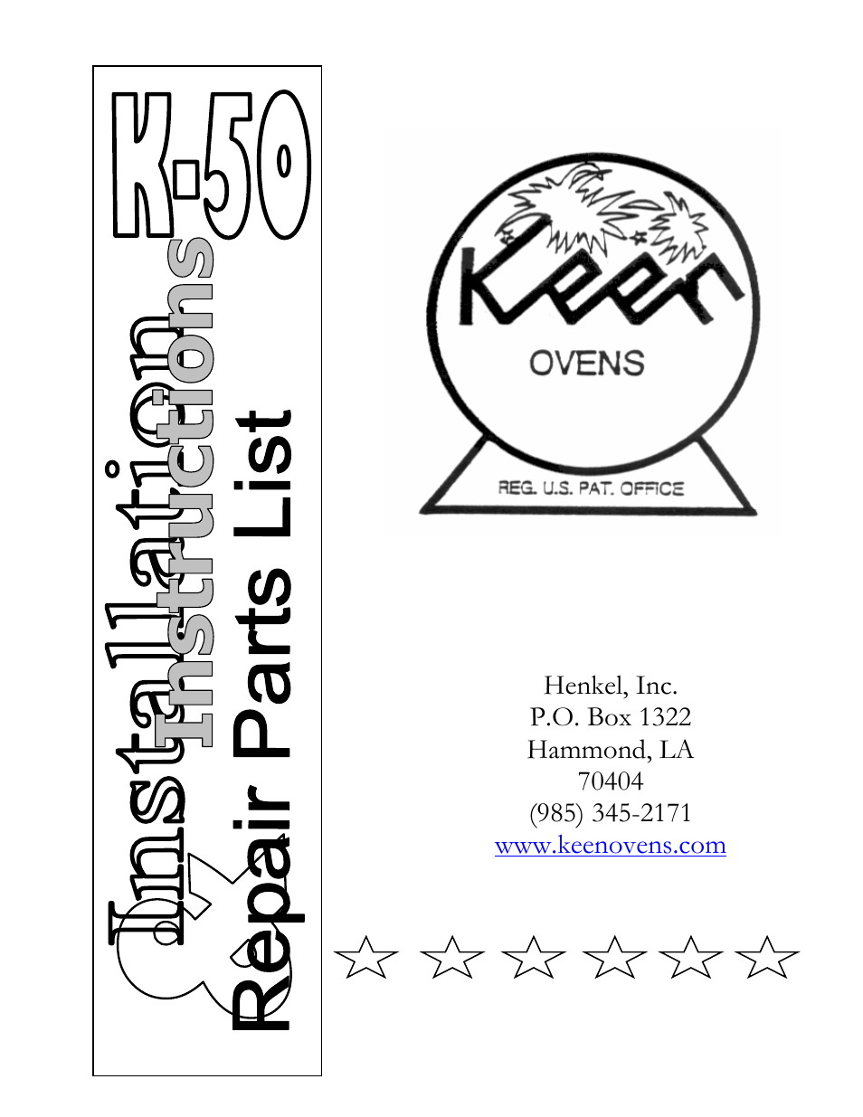 Henkel KEEN K-50 User Manual | 8 pages