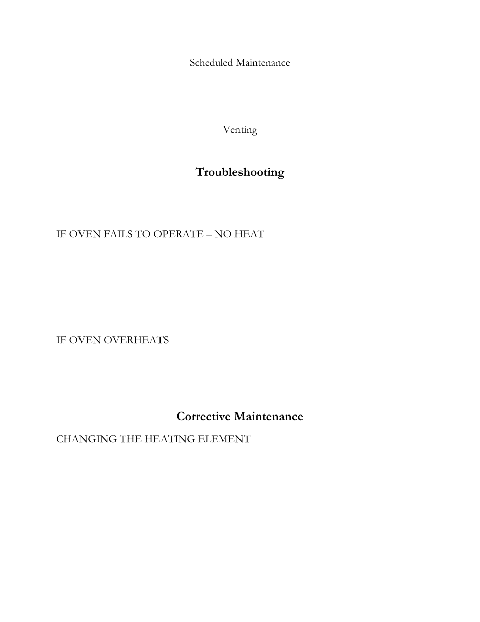 Troubleshooting, Corrective maintenance | Henkel KEEN OVENS K-450 User Manual | Page 5 / 8
