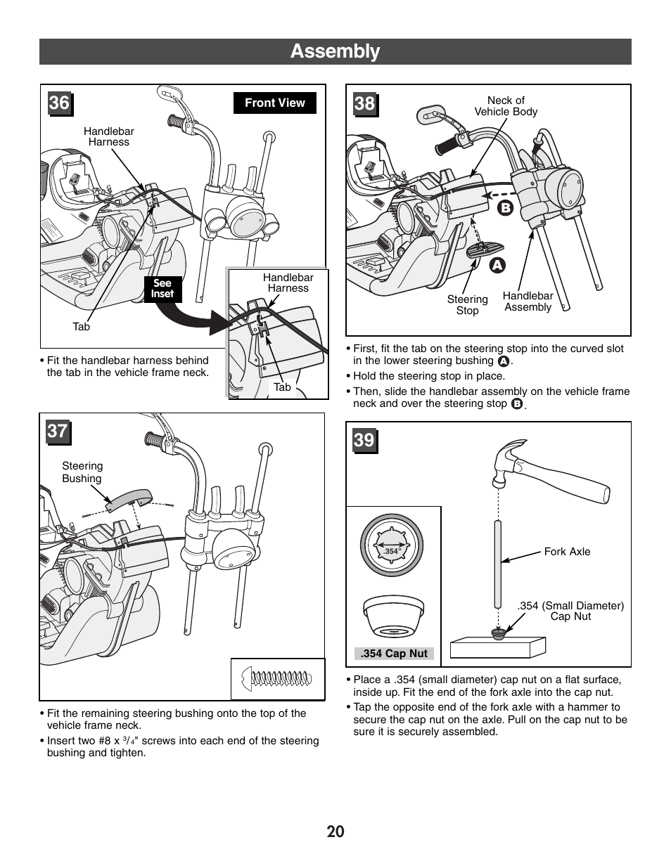 Assembly | Harley-Davidson CLASSIC CHROME H4808 User Manual | Page 20 / 39