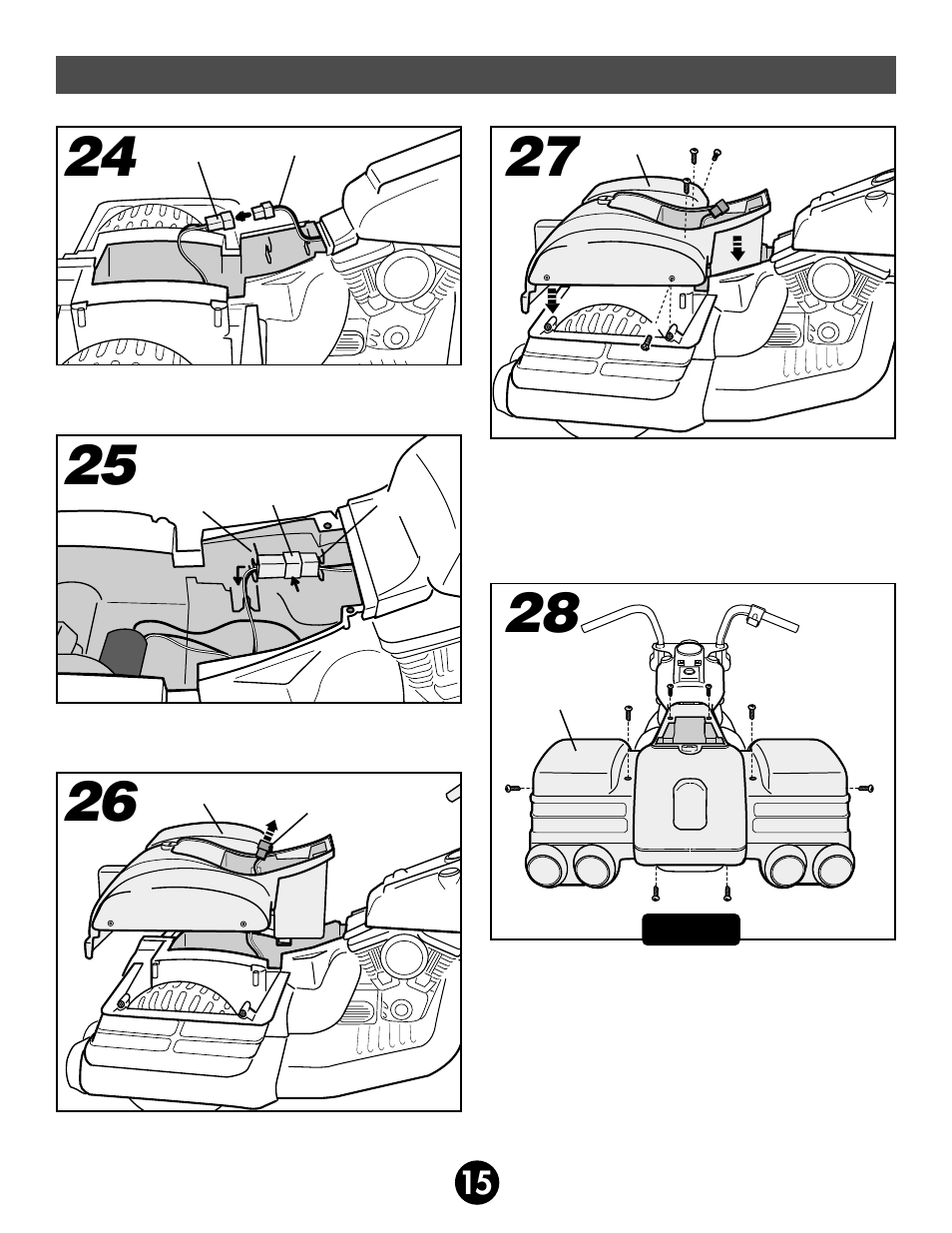 Assembly | Harley-Davidson 74230 User Manual | Page 15 / 32