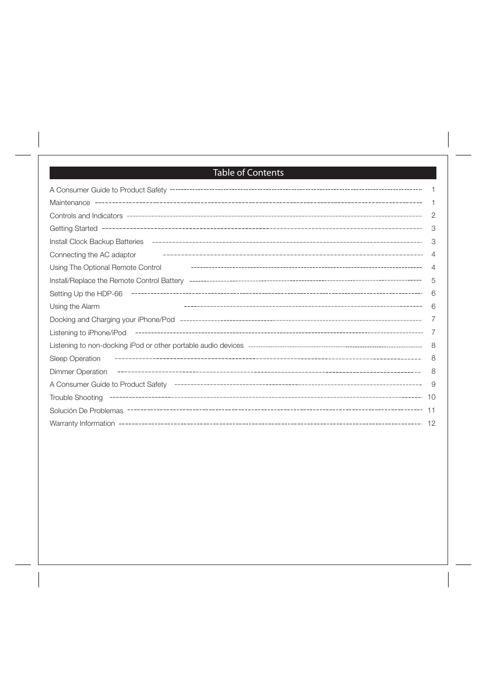 Harley-Davidson HDP66 User Manual | Page 2 / 14