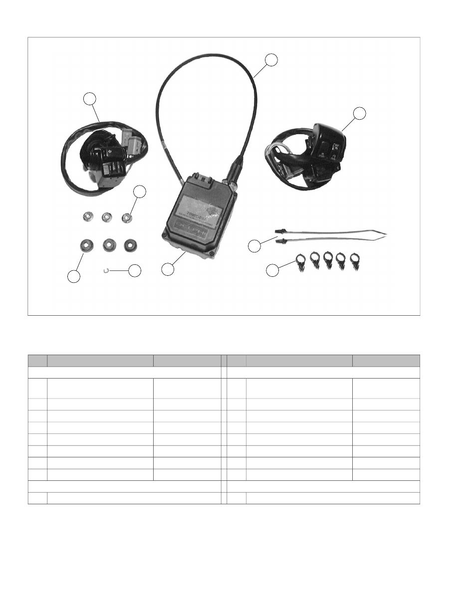 Service parts | Harley-Davidson 77197-07 User Manual | Page 6 / 6