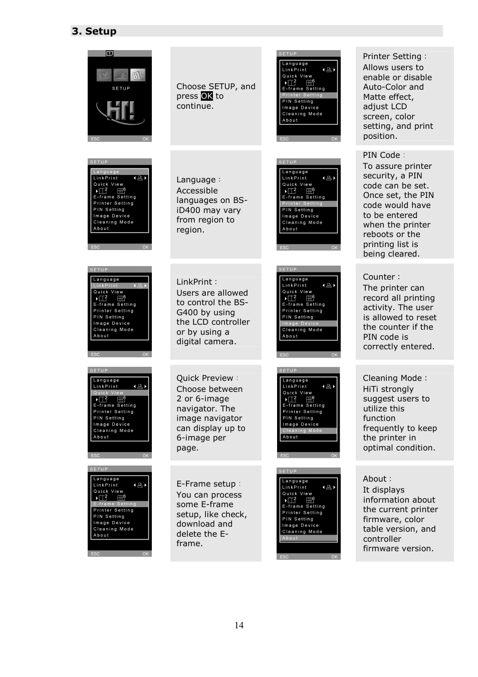 Hi-Touch Imaging Technologies BS-G400 User Manual | Page 15 / 22