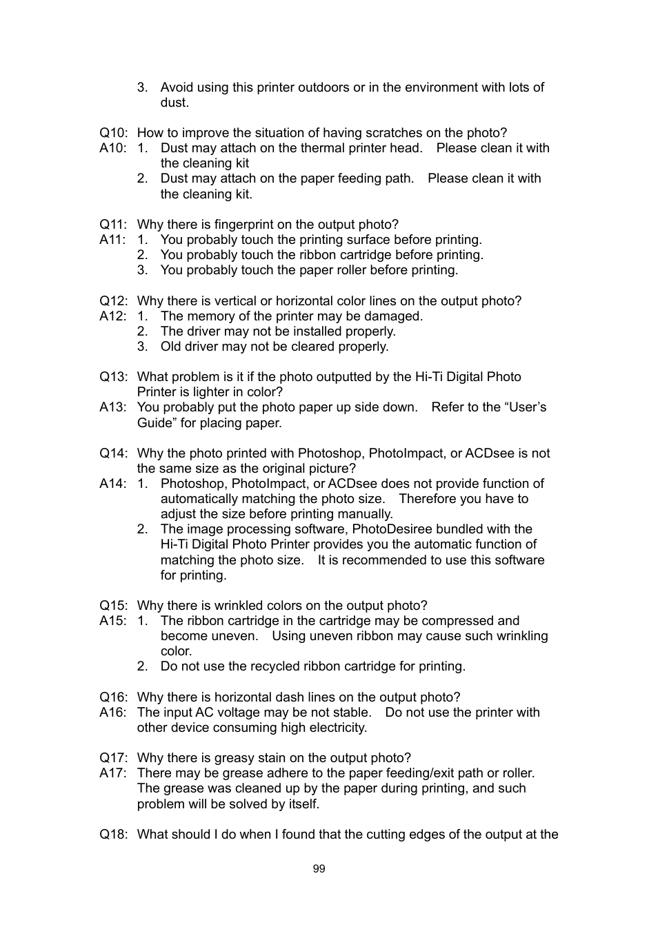 Hi-Touch Imaging Technologies 640PS User Manual | Page 100 / 111