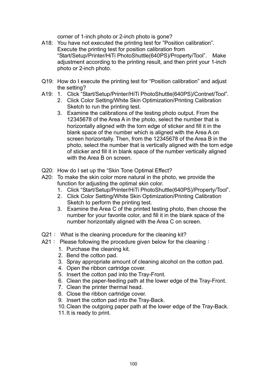 Hi-Touch Imaging Technologies 640PS User Manual | Page 101 / 111