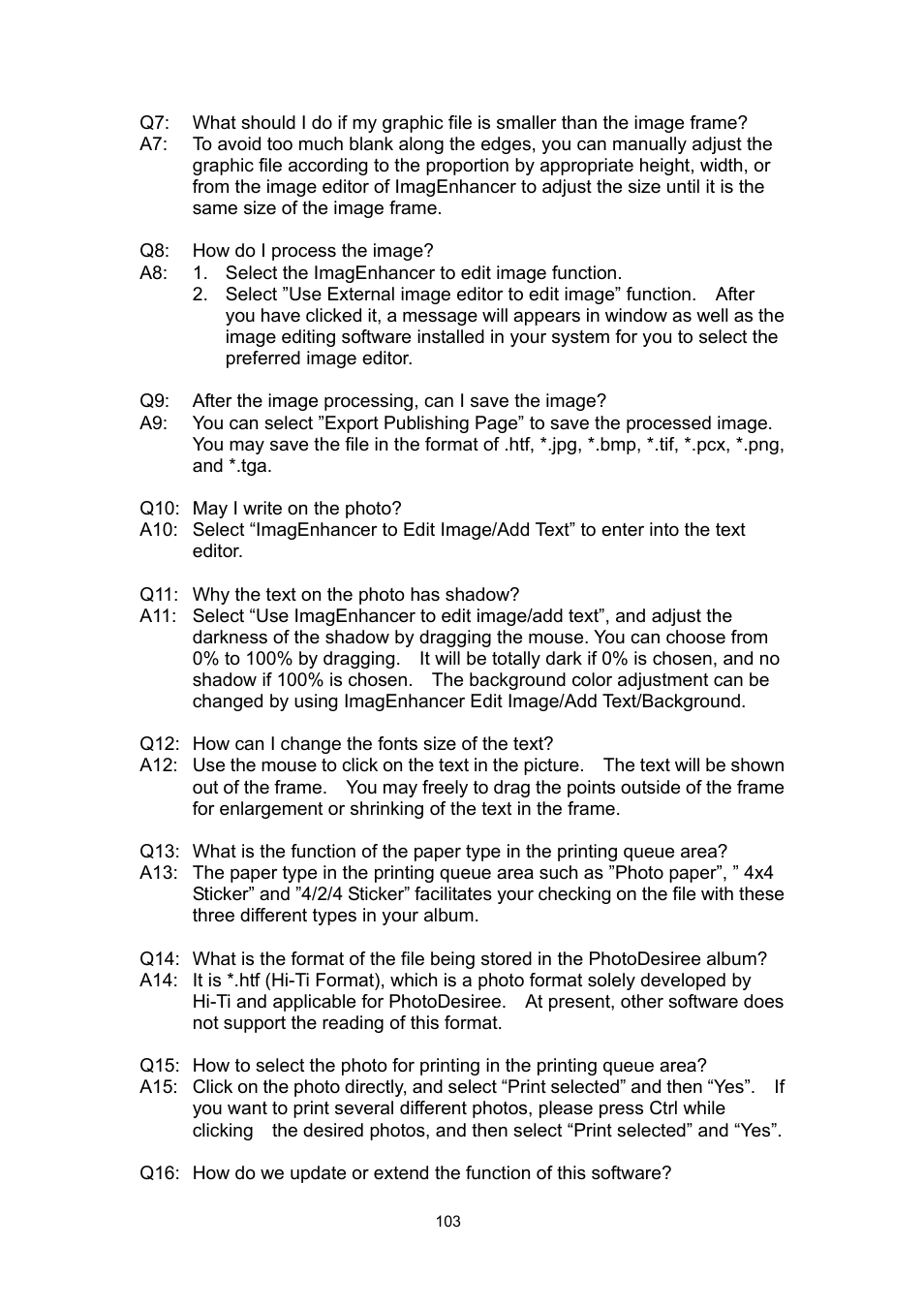 Hi-Touch Imaging Technologies 640PS User Manual | Page 104 / 111