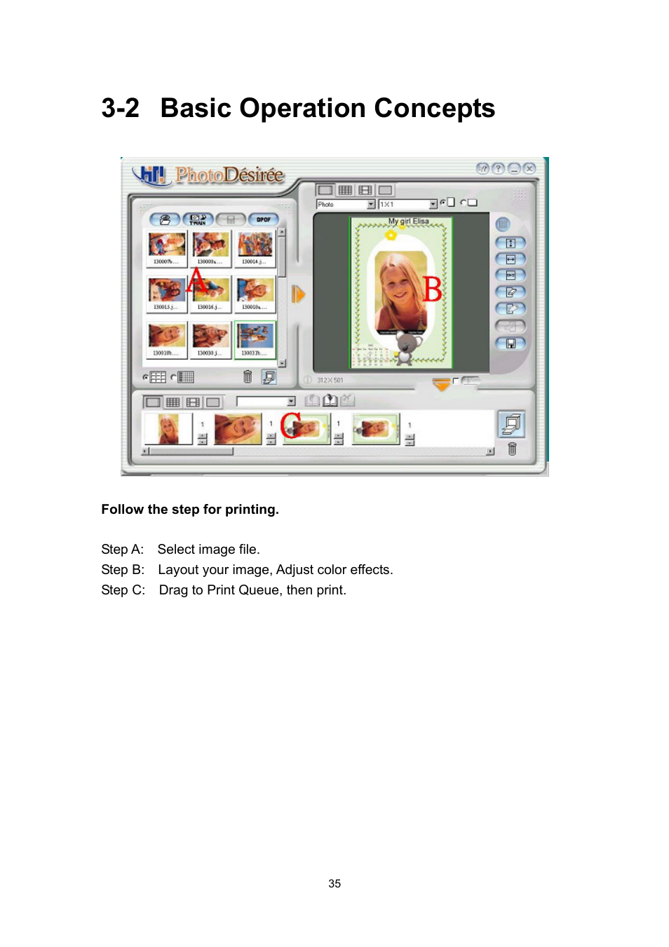 2 basic operation concepts | Hi-Touch Imaging Technologies 640PS User Manual | Page 36 / 111