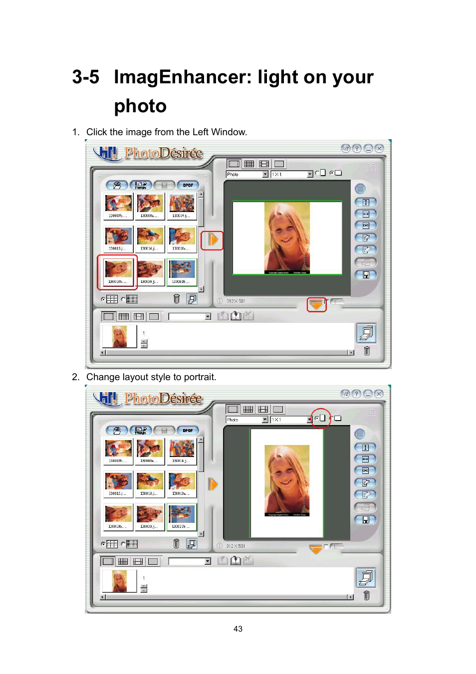 5 imagenhancer: light on your photo | Hi-Touch Imaging Technologies 640PS User Manual | Page 44 / 111