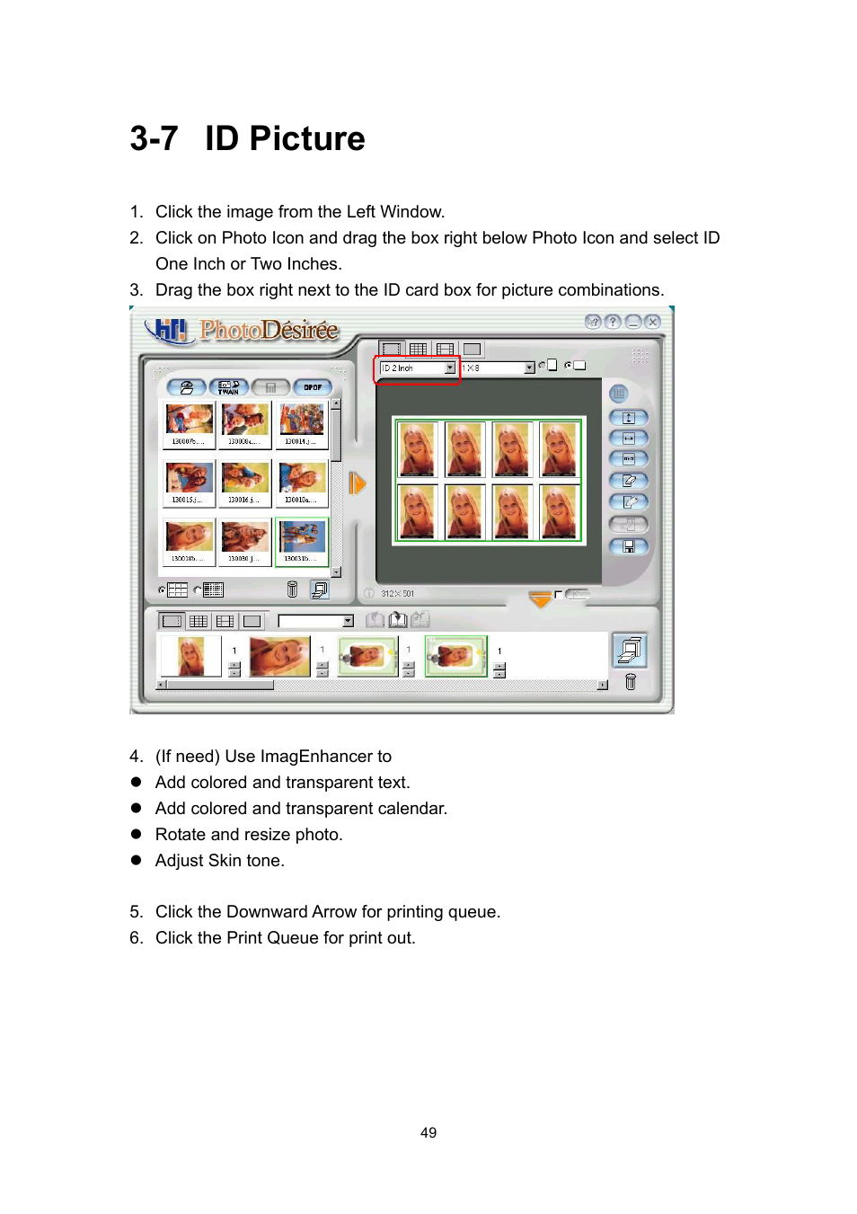 7 id picture | Hi-Touch Imaging Technologies 640PS User Manual | Page 50 / 111