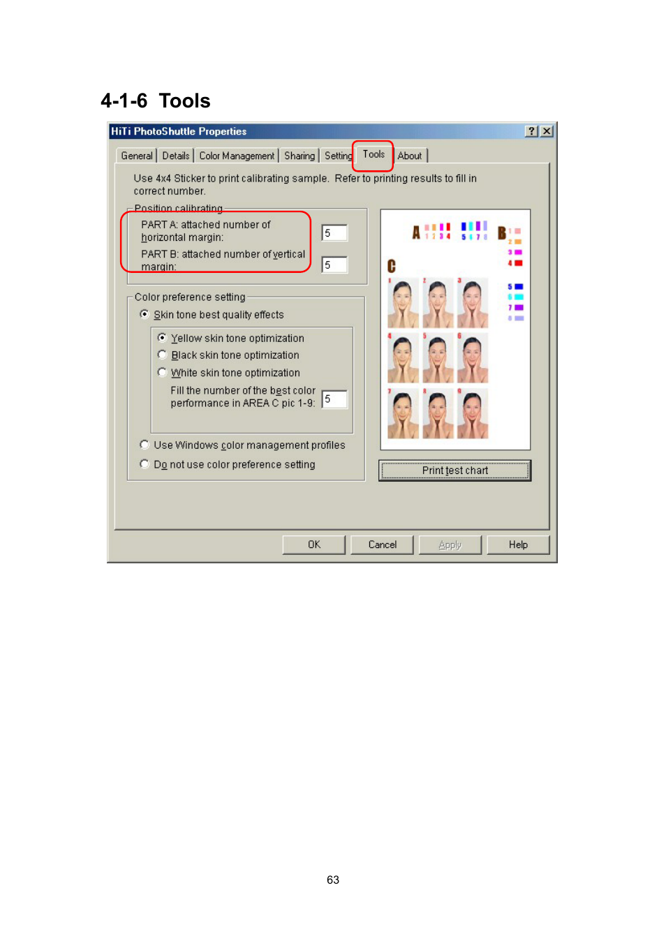 1-6 tools | Hi-Touch Imaging Technologies 640PS User Manual | Page 64 / 111