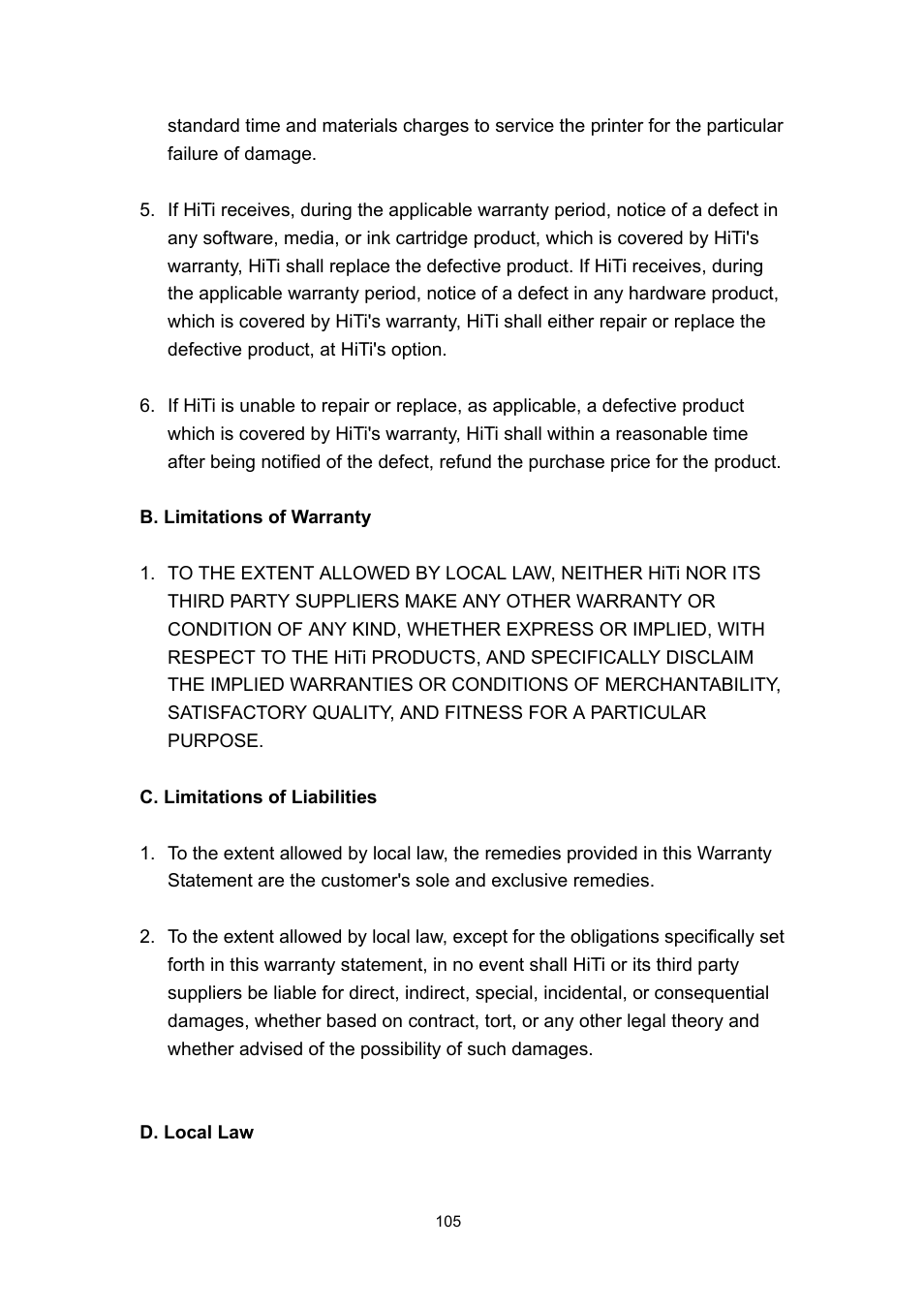Hi-Touch Imaging Technologies 630PL User Manual | Page 106 / 109