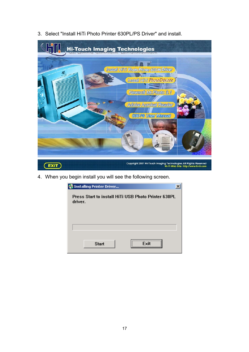 Hi-Touch Imaging Technologies 630PL User Manual | Page 18 / 109