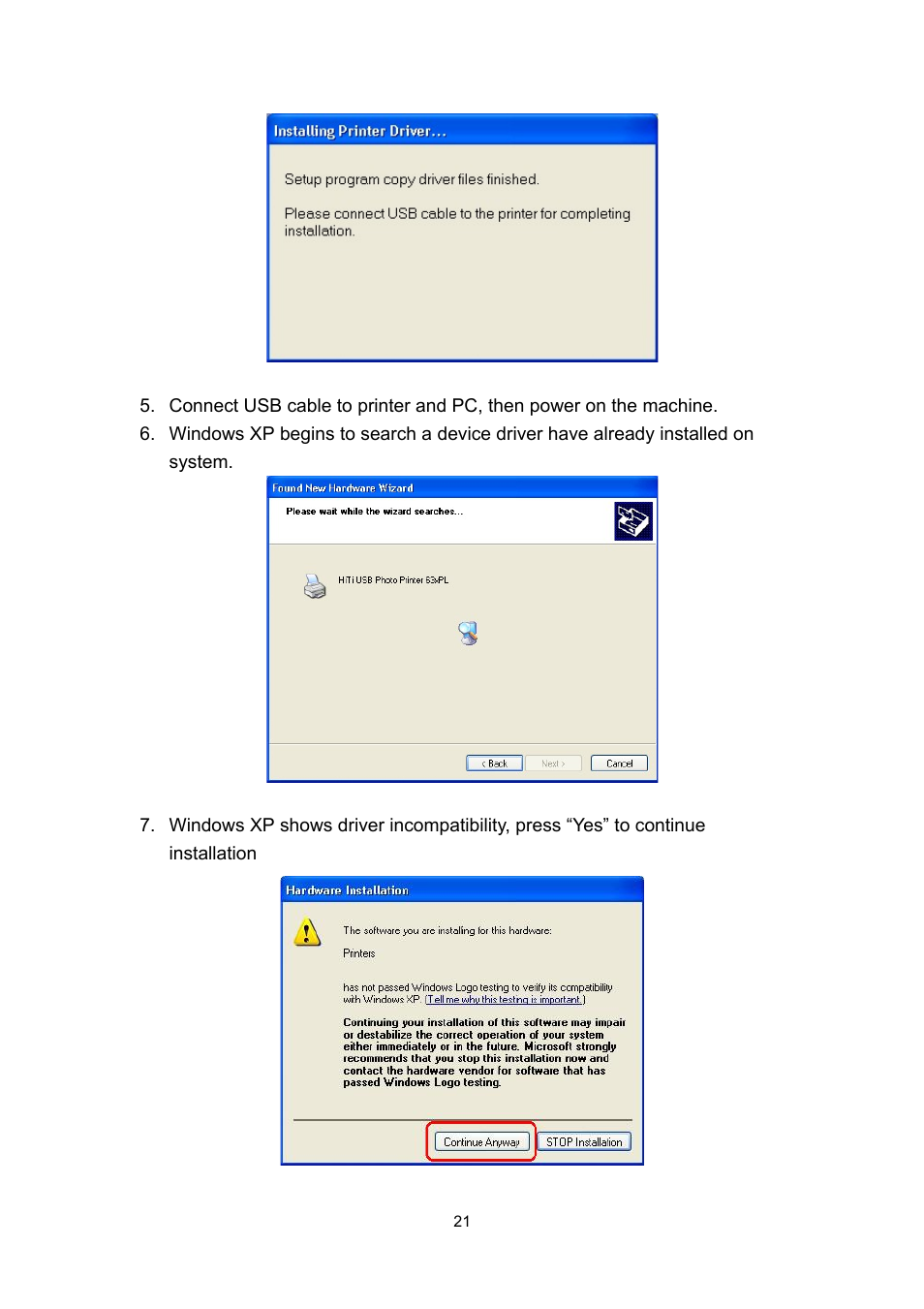 Hi-Touch Imaging Technologies 630PL User Manual | Page 22 / 109