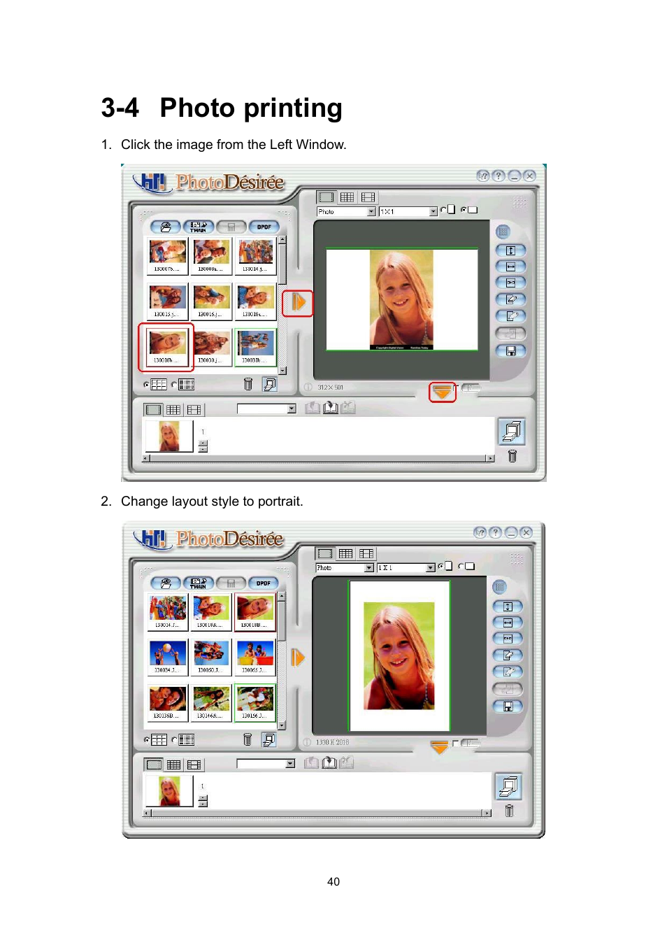 4 photo printing | Hi-Touch Imaging Technologies 630PL User Manual | Page 41 / 109