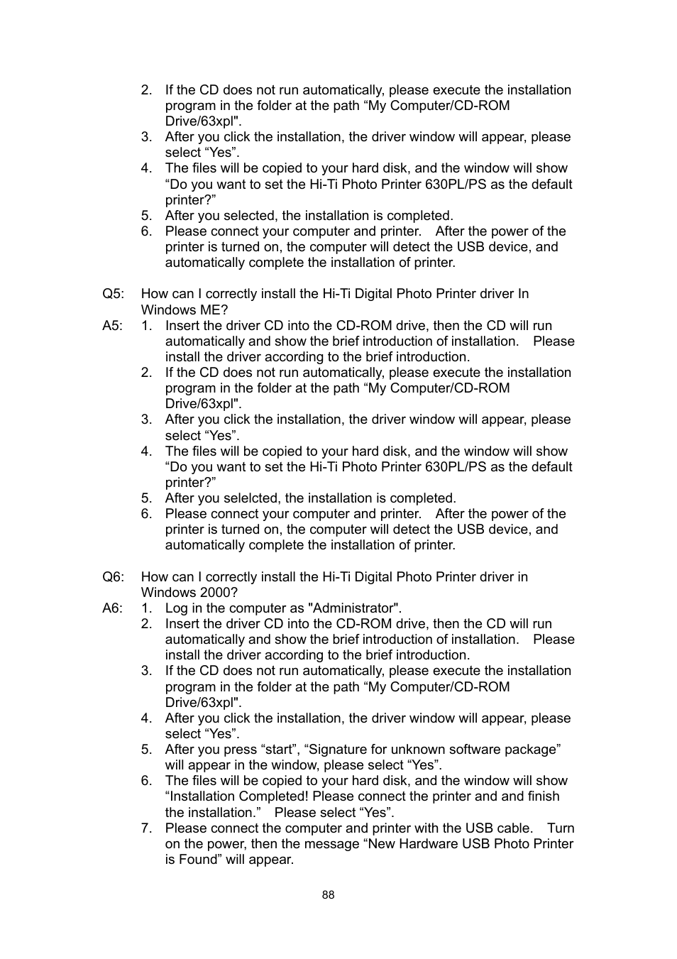 Hi-Touch Imaging Technologies 630PL User Manual | Page 89 / 109