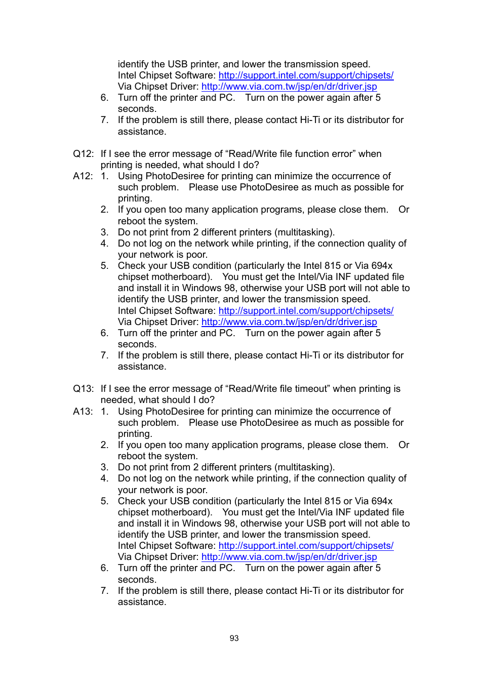 Hi-Touch Imaging Technologies 630PL User Manual | Page 94 / 109