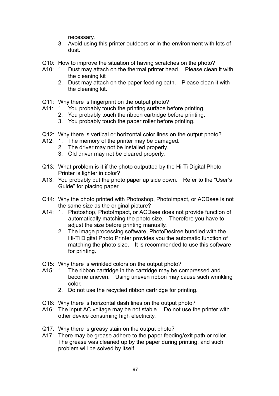 Hi-Touch Imaging Technologies 630PL User Manual | Page 98 / 109