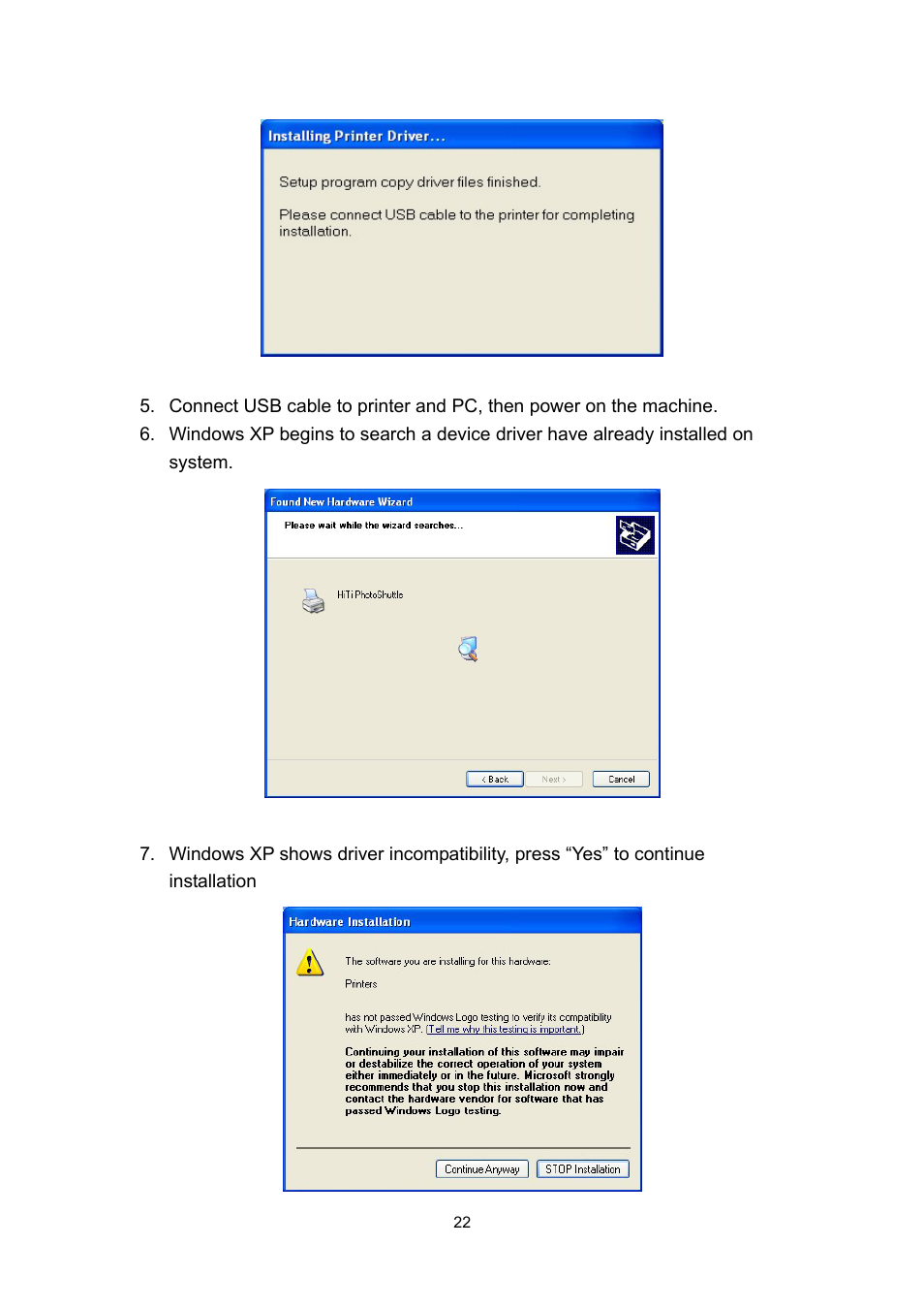 Hi-Touch Imaging Technologies PHOTOSHUTTLE 640PS User Manual | Page 23 / 111