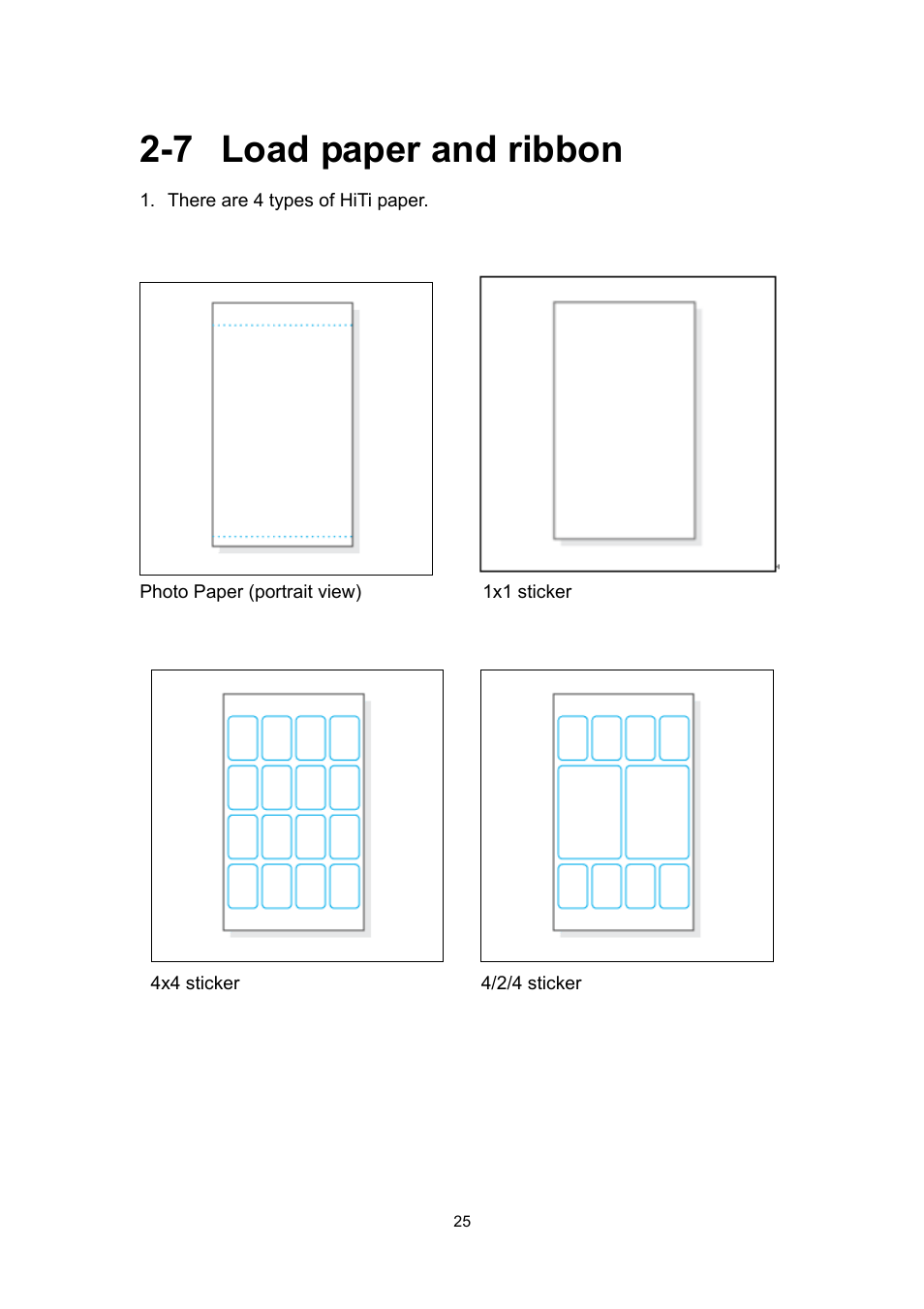 7 load paper and ribbon | Hi-Touch Imaging Technologies PHOTOSHUTTLE 640PS User Manual | Page 26 / 111