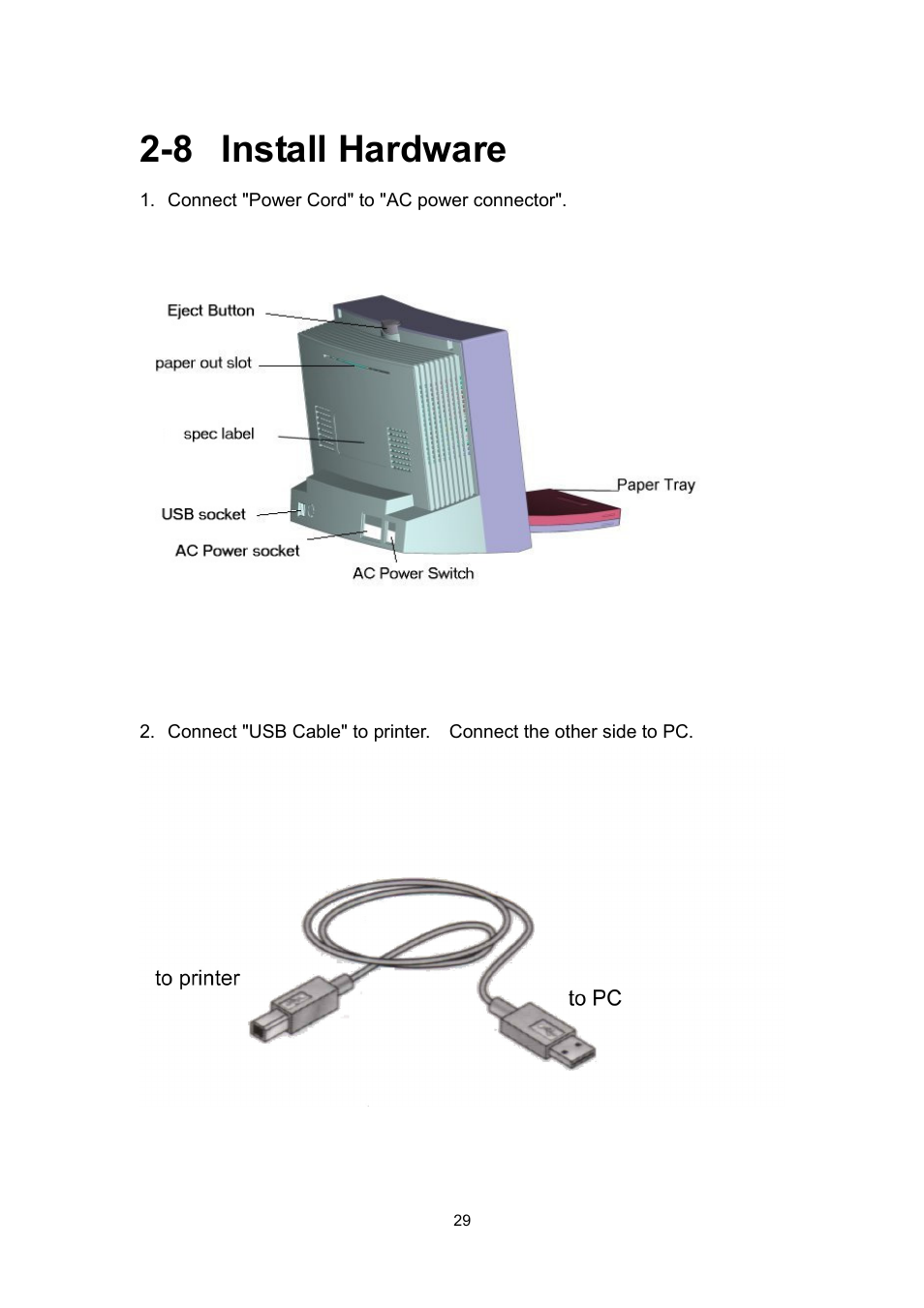 8 install hardware | Hi-Touch Imaging Technologies PHOTOSHUTTLE 640PS User Manual | Page 30 / 111