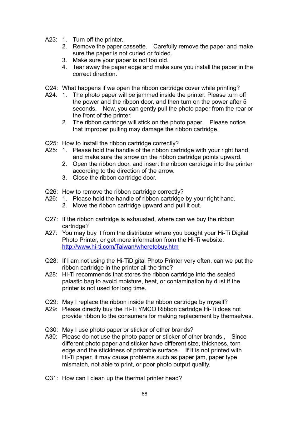 Hi-Touch Imaging Technologies PHOTOSHUTTLE 640PS User Manual | Page 89 / 111