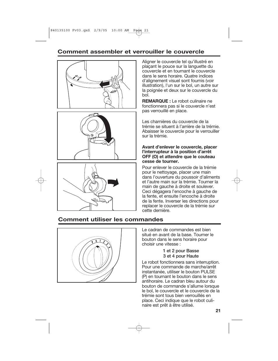 Hamilton Beach 840135100 User Manual | Page 21 / 52