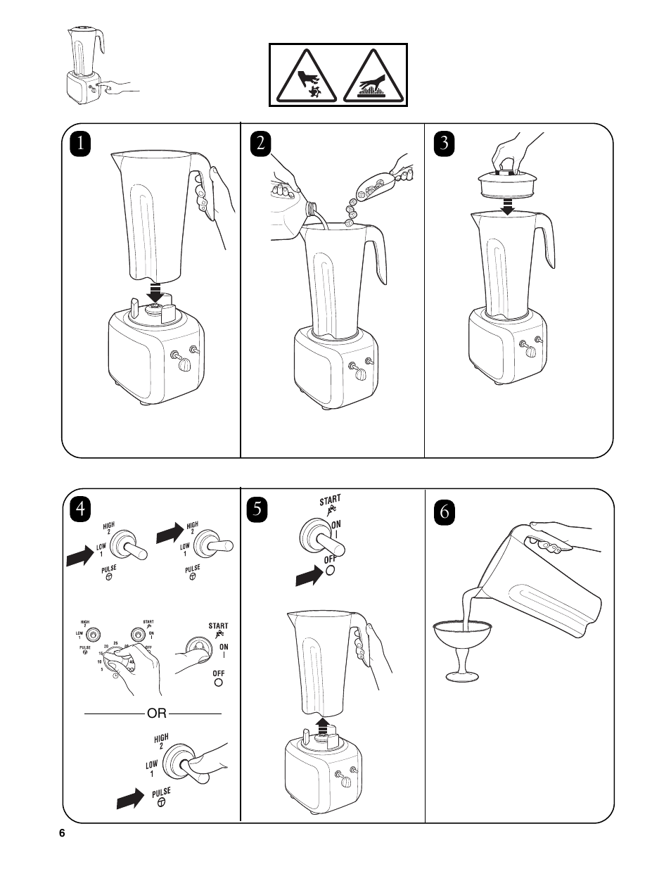 Hamilton Beach HBH450 User Manual | Page 6 / 32