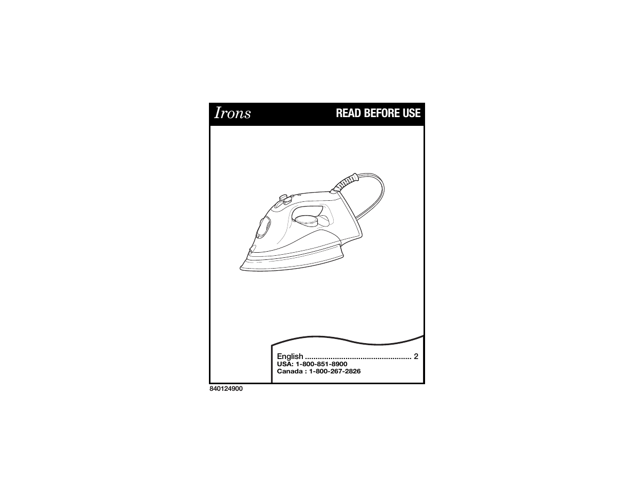 Hamilton Beach 840124900 User Manual | 6 pages